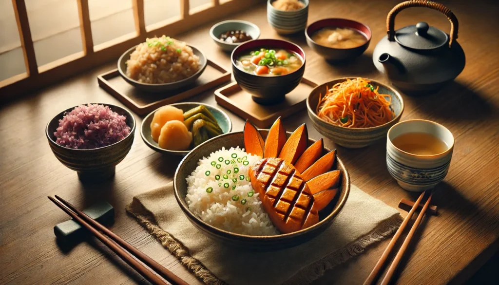 さつまいもご飯に合う献立のおかず