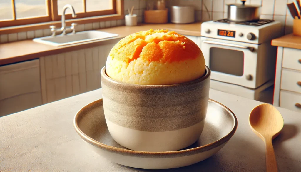 ボウル一つで蒸しパン風ケーキ