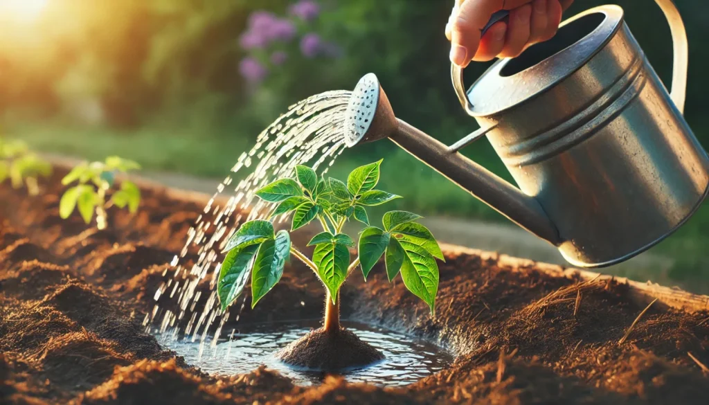 植え付け後の水やりはいつまで必要か