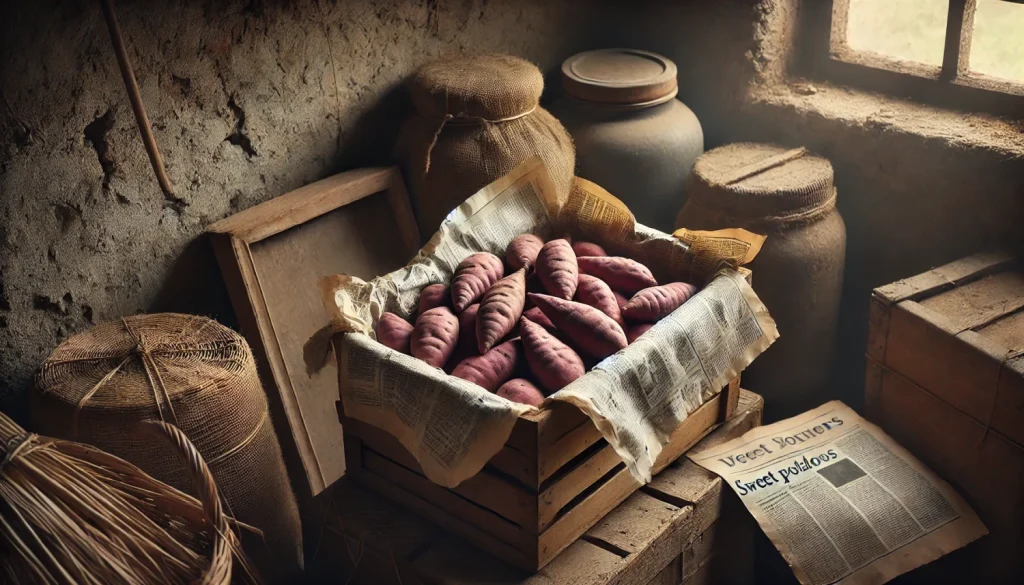 さつまいも収穫後は寝かせるのが正解