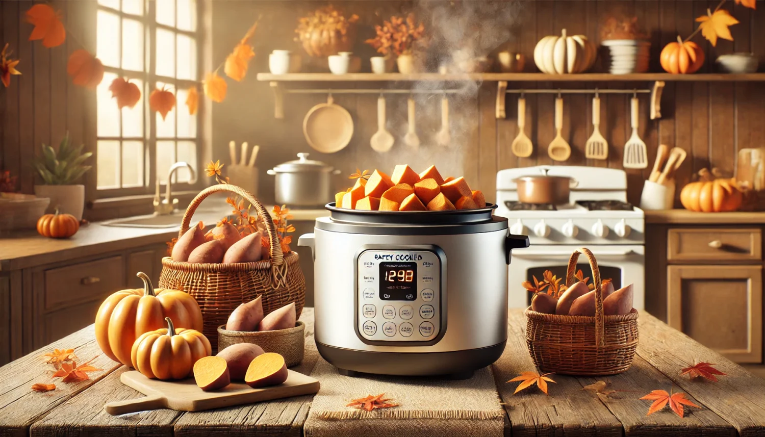 失敗しないさつまいもを炊飯器で蒸すときの水の量！ねっとり甘くする裏技