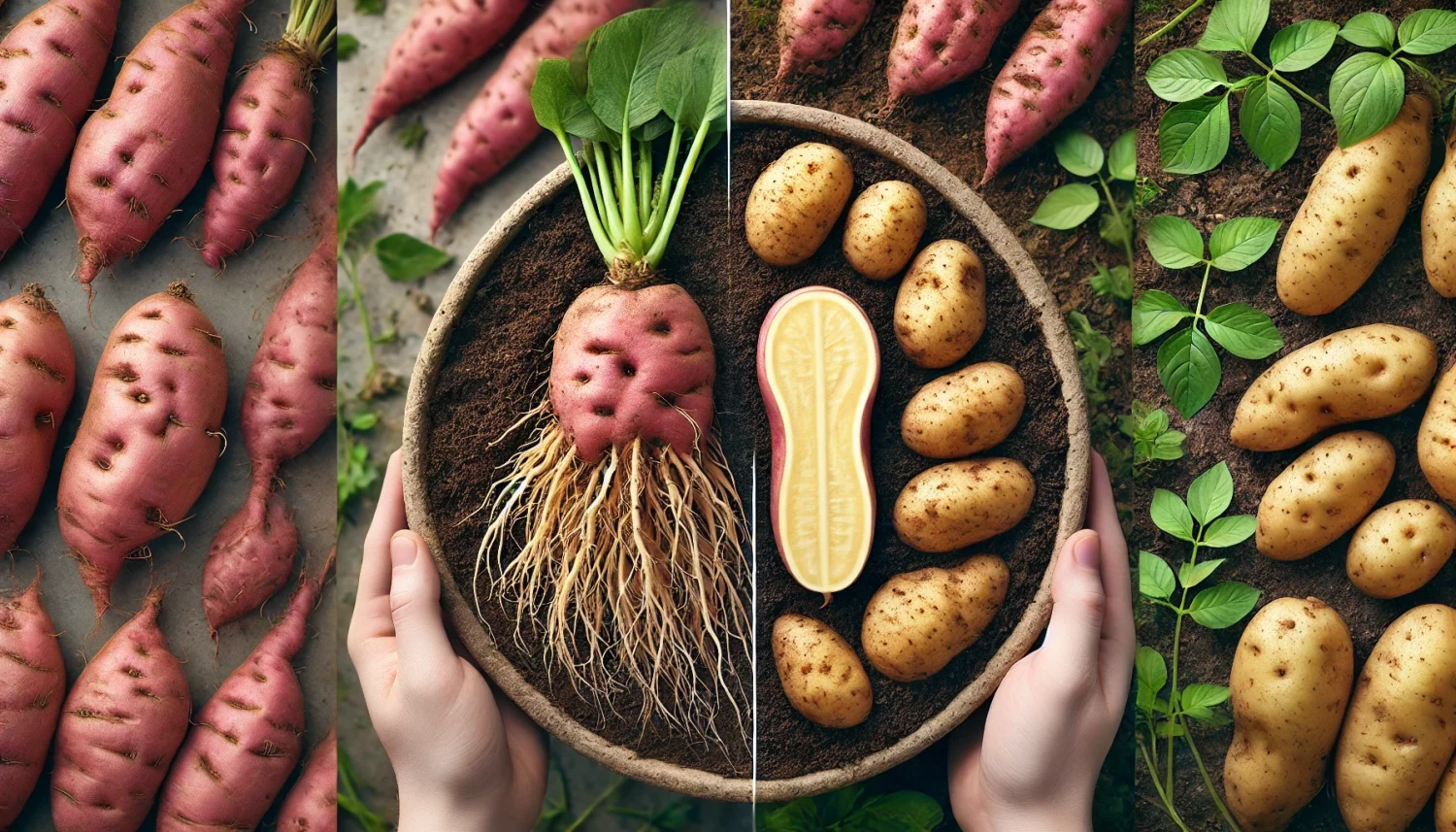 さつまいもは何科？じゃがいもとの違いは根と茎にあった！