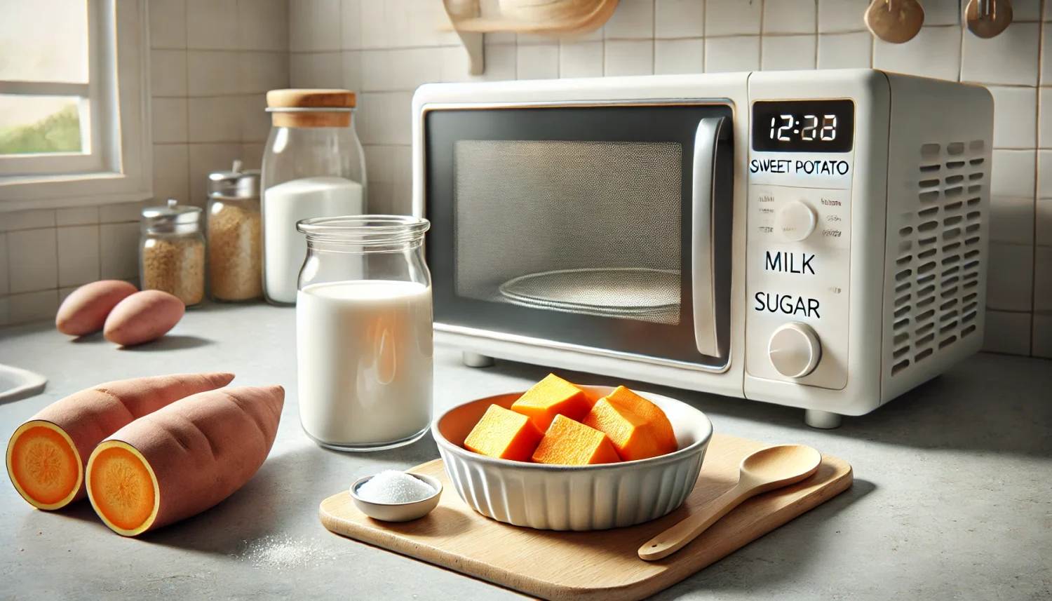 さつまいものおやつがすぐできる！レンジと材料3つで失敗知らず