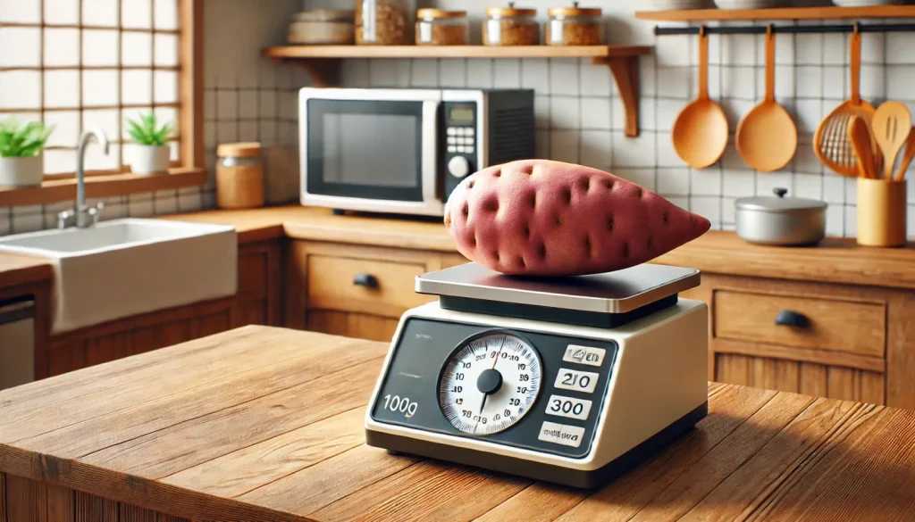 さつまいも1本あたりの加熱時間（200〜300g）