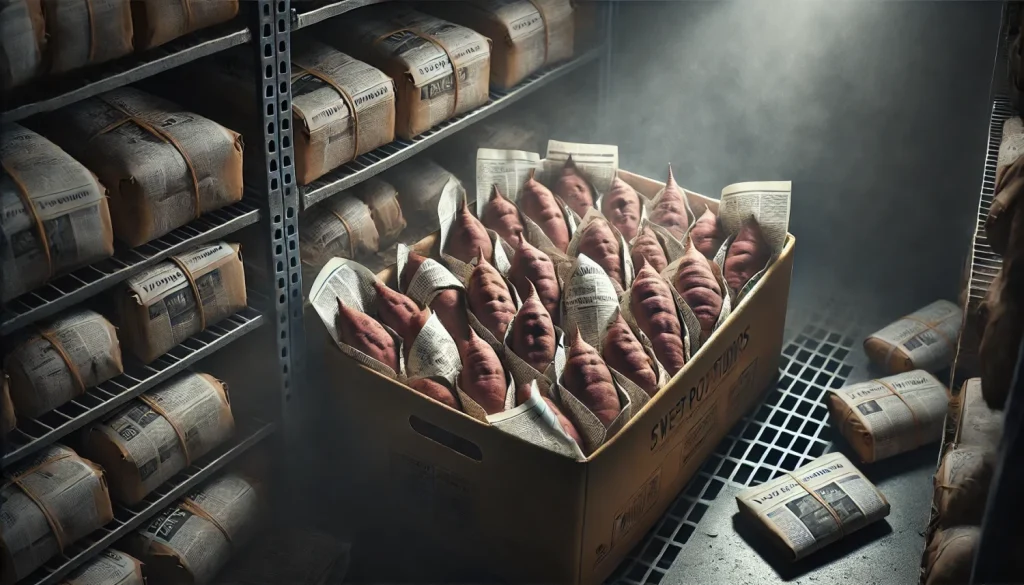 さつまいもを寝かせて甘くする方法