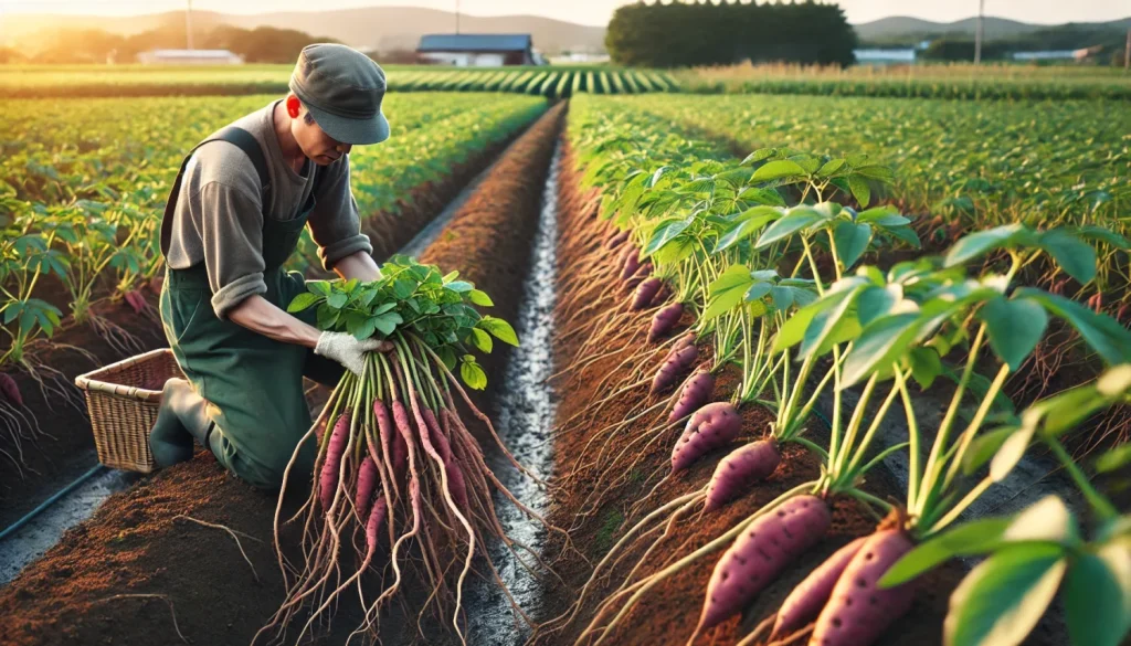 不定根を処理する「つる返し」とは