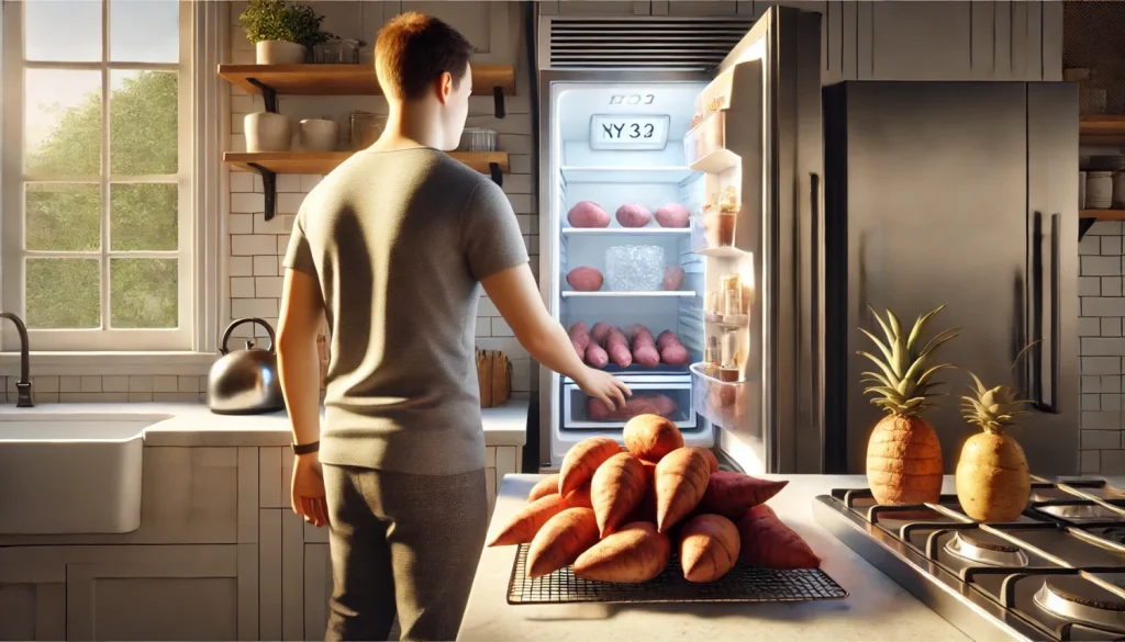 さつまいもの冷蔵庫保存は低温障害に注意