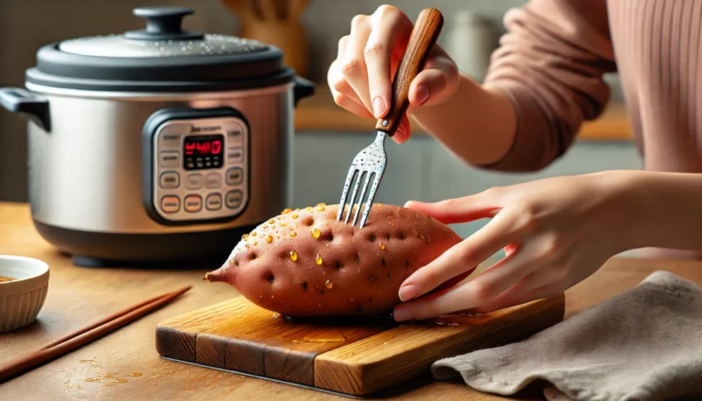 皮に穴をあけるなど破裂させない下処理とコツ