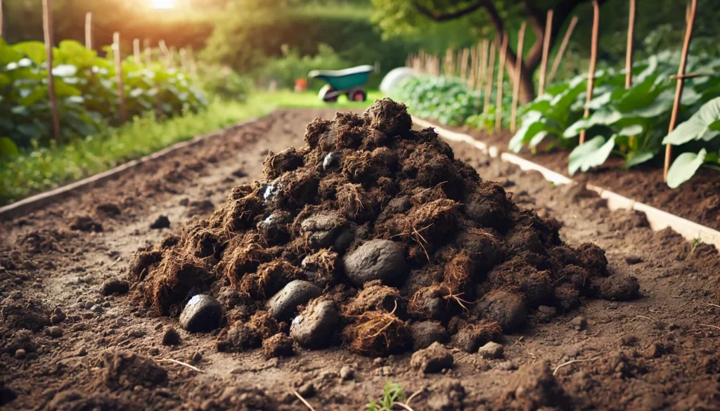 鶏糞は窒素過多でつるボケのリスク大