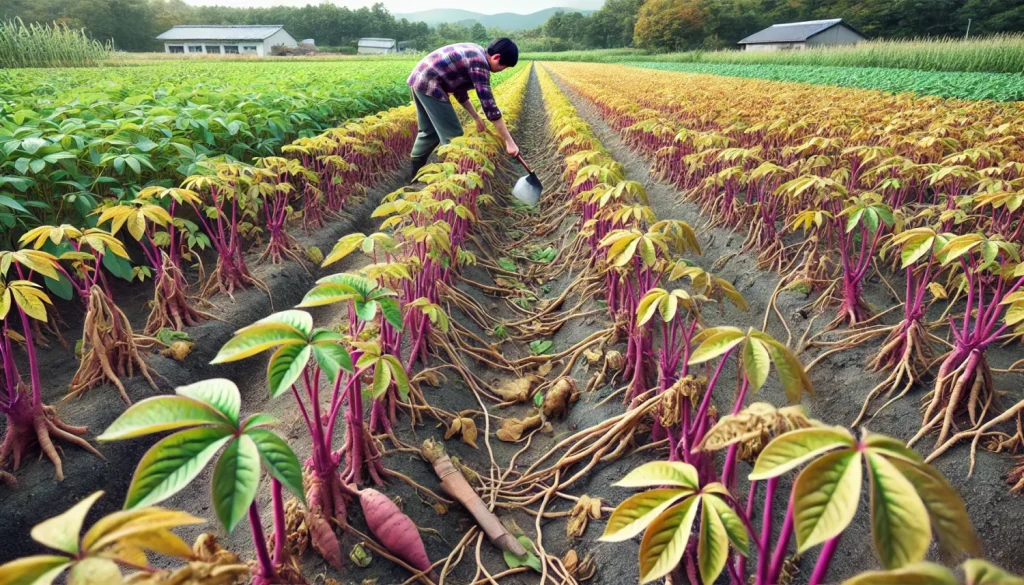 収穫前に行う「つる切り」とは