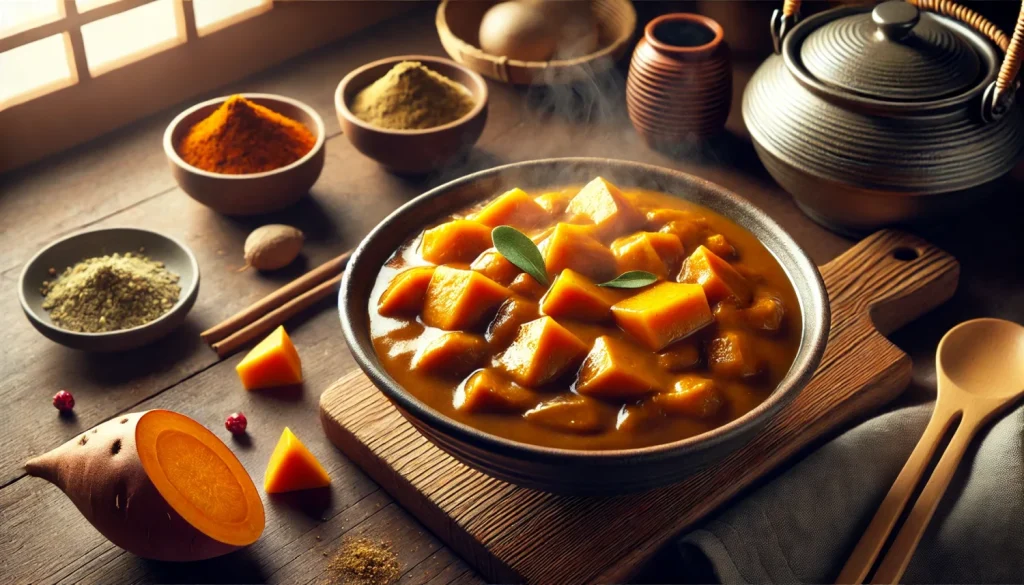 スパイスと衝突する強い甘み