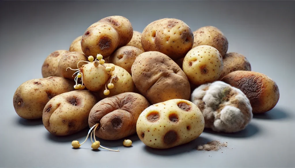 腐ったじゃがいもの見分け方と安全な処理方法