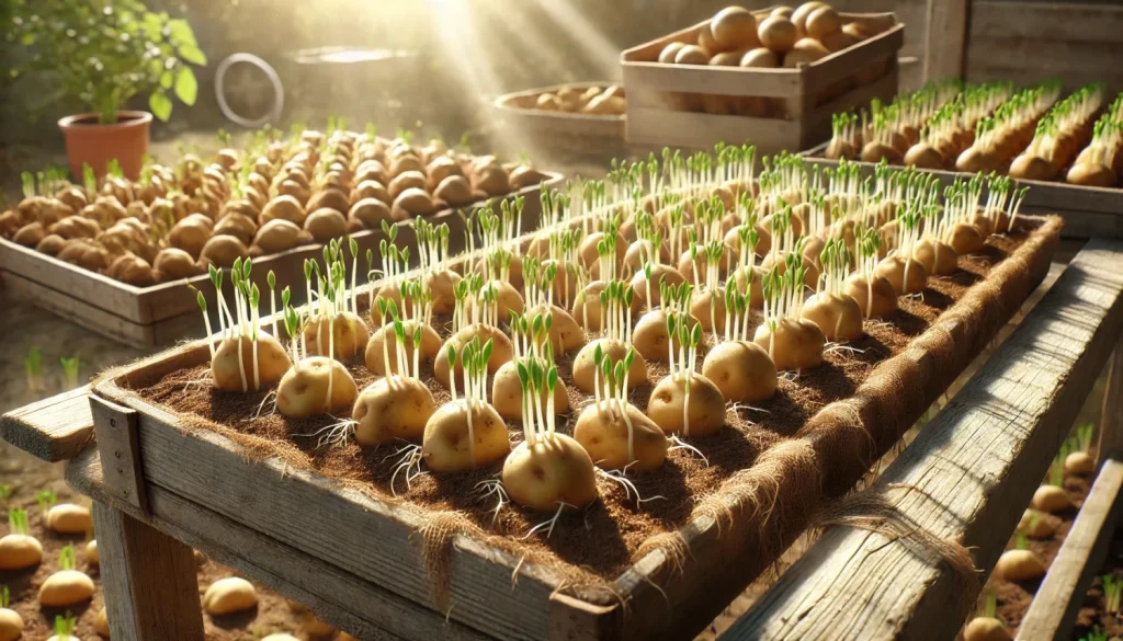 浴光育芽による丈夫な芽づくりの効果