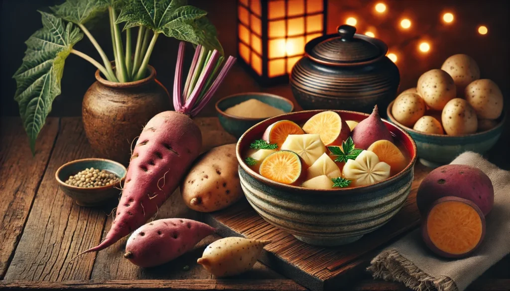 食感が似ている芋類との注意点