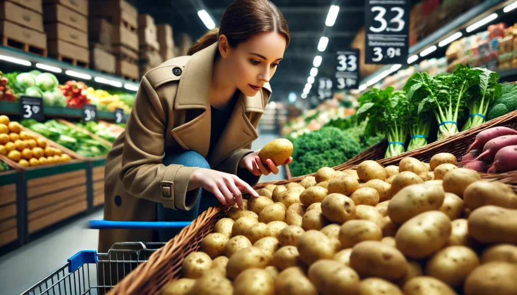 安全なじゃがいもの選び方