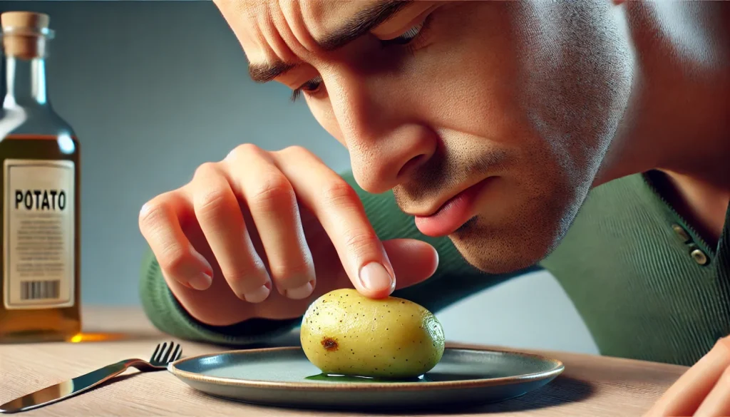 苦みを感じたら食べない