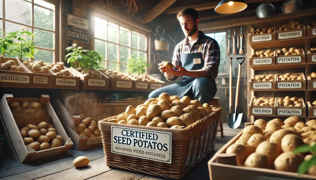 無病の種芋選びと水分管理