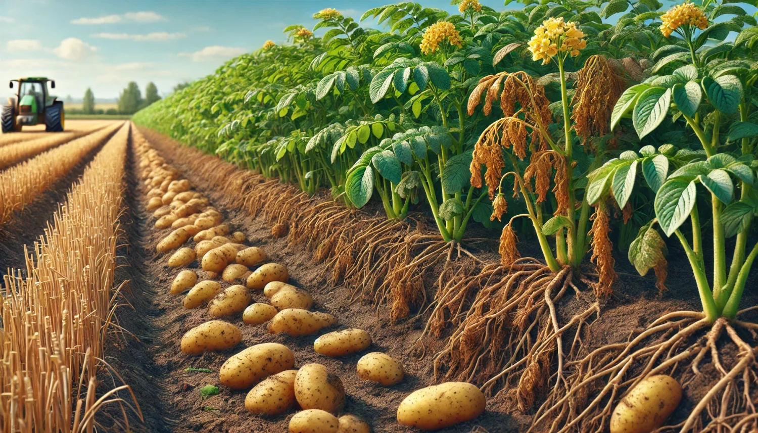 じゃがいもの収穫時期は葉っぱで判断！サインと見分け方