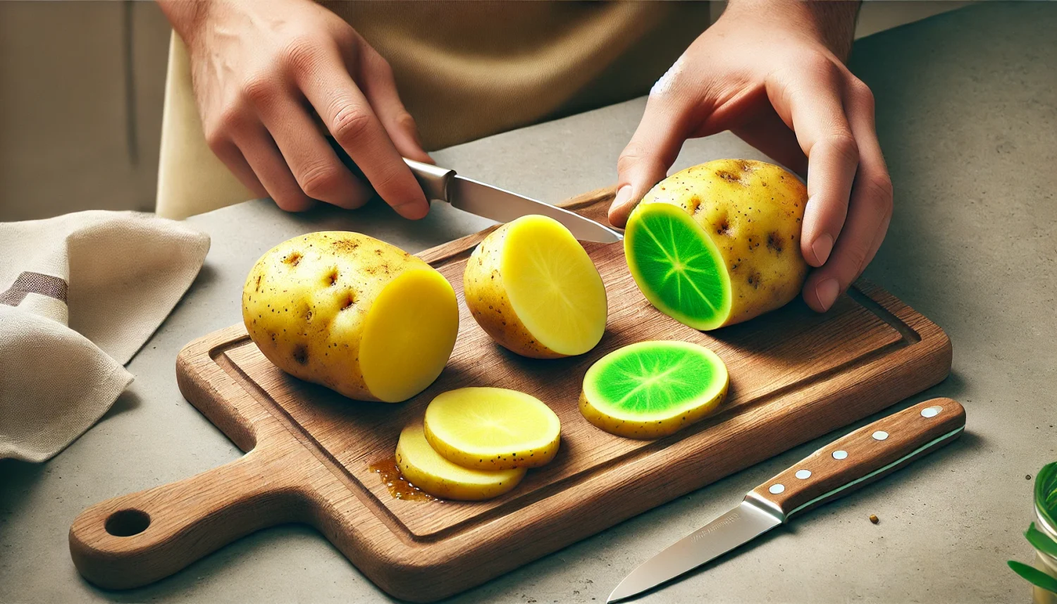 うっすら緑（黄緑）のじゃがいも。どの程度まで安全か解説