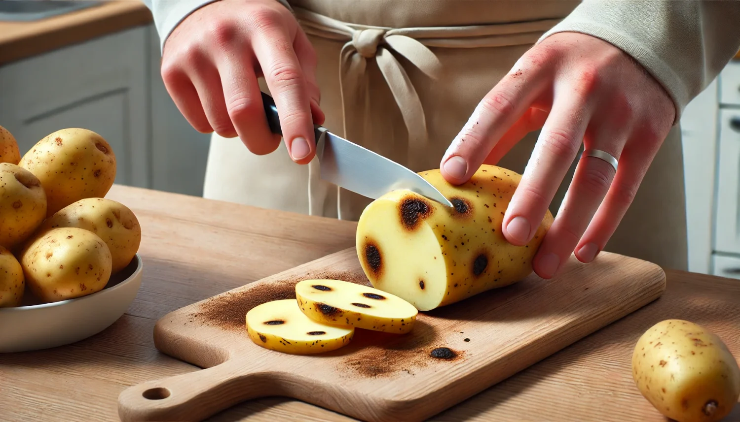 じゃがいもの変色（中の黒い点・茶色）の原因と対処法を解説