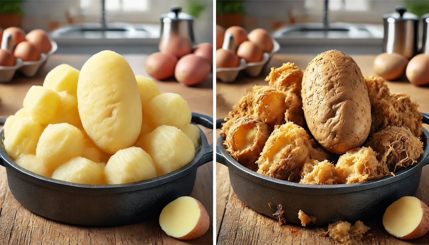 じゃがいもの半ナマ・生で食べるリスク、腐ったサインと見分け方