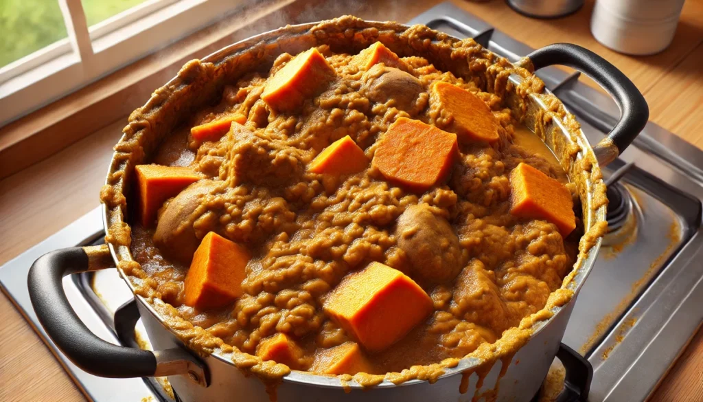 煮崩れによるドロドロの食感