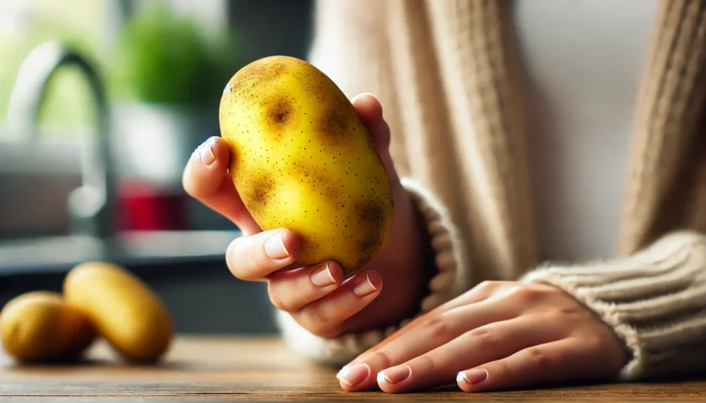 じゃがいもはうっすら黄緑でも安全？