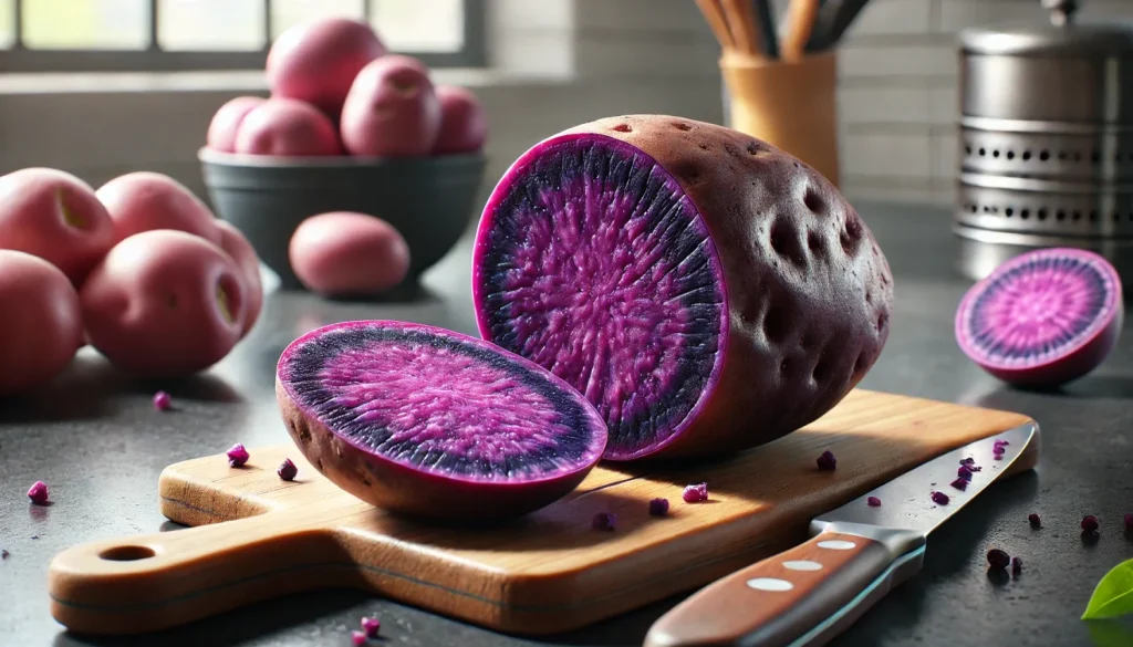 紫の部分は品種（アントシアニン）