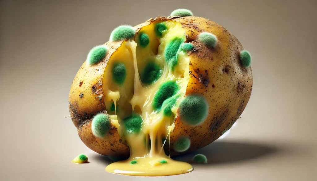 すぐに捨てるべき変色（腐敗・毒素）