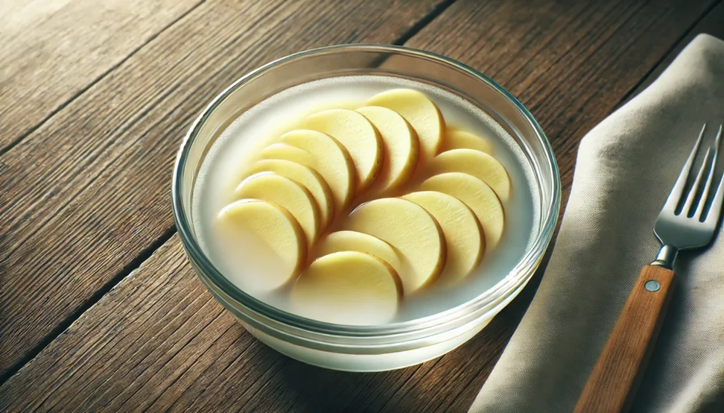 あく抜きの目的:余分なデンプン除去