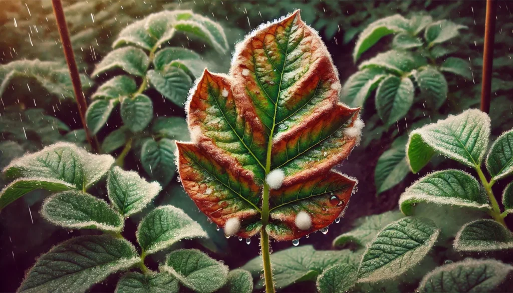 葉の裏に白いカビが出たら