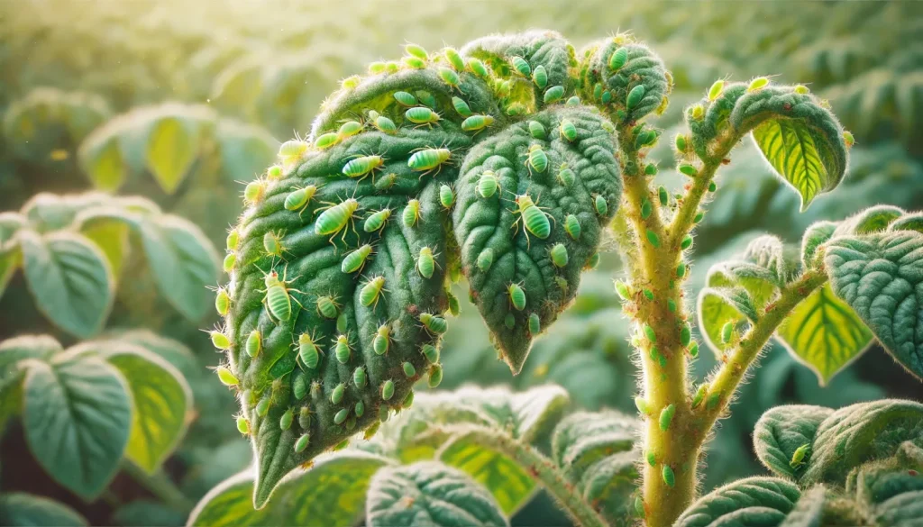 ウイルス病の原因となるアブラムシの対策