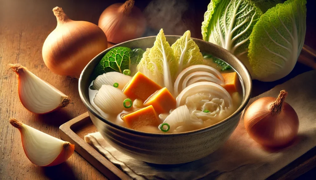 定番の玉ねぎや白菜は相性抜群