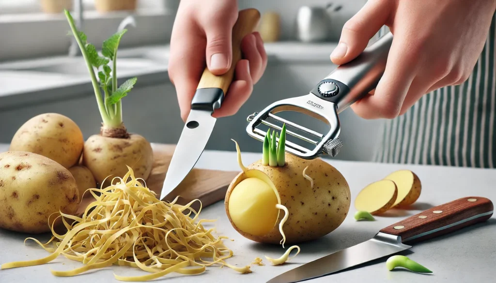 芽の根元から深くえぐり取る理由