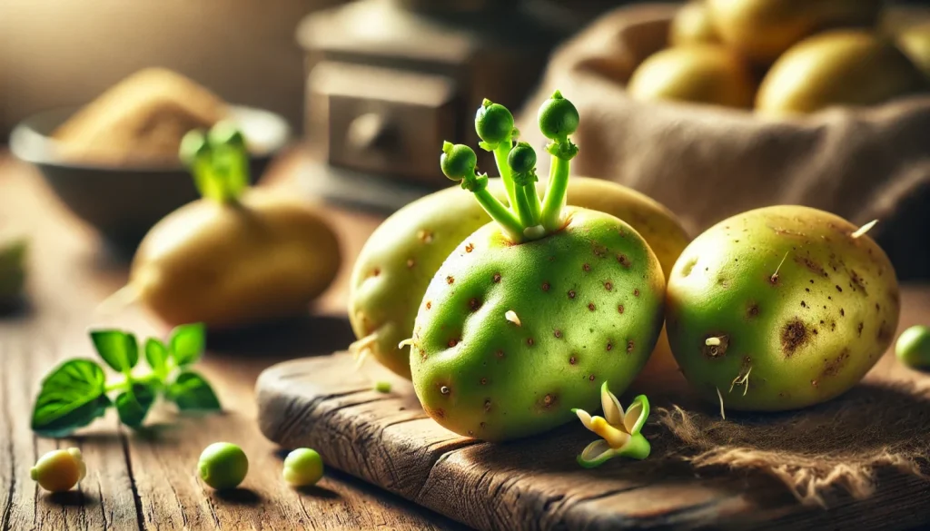 皮の緑化や芽は必ず除去