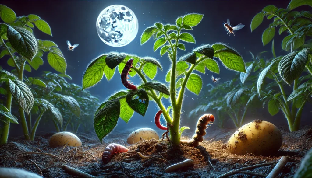 夜行性で厄介なヨトウムシやネキリムシ