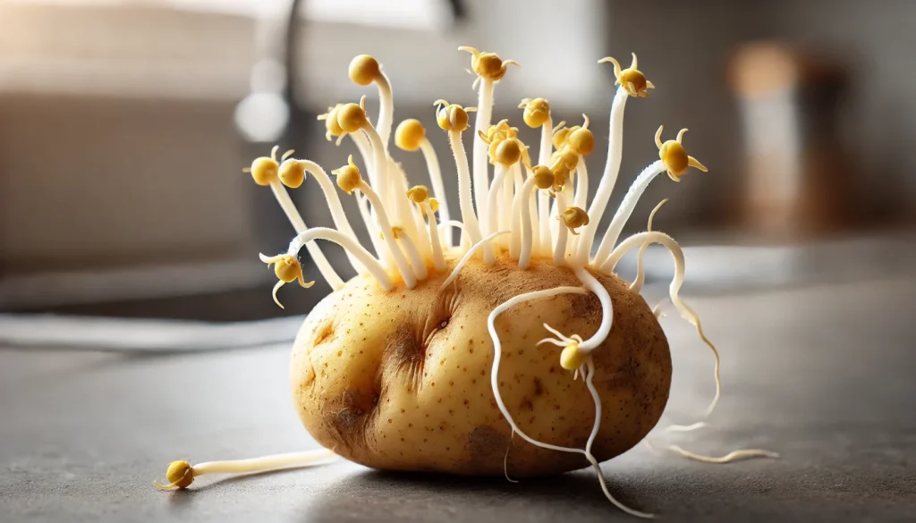 芽が長く伸びた芋は危険か