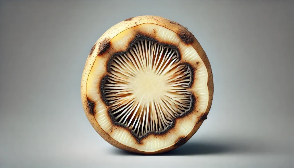 輪腐病など病気の可能性