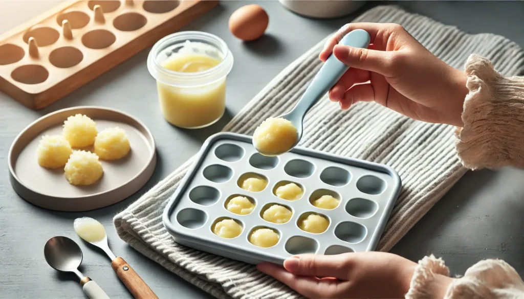 離乳食ストックとしての冷凍方法