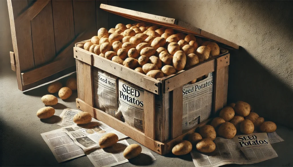 購入後の種芋の保存方法