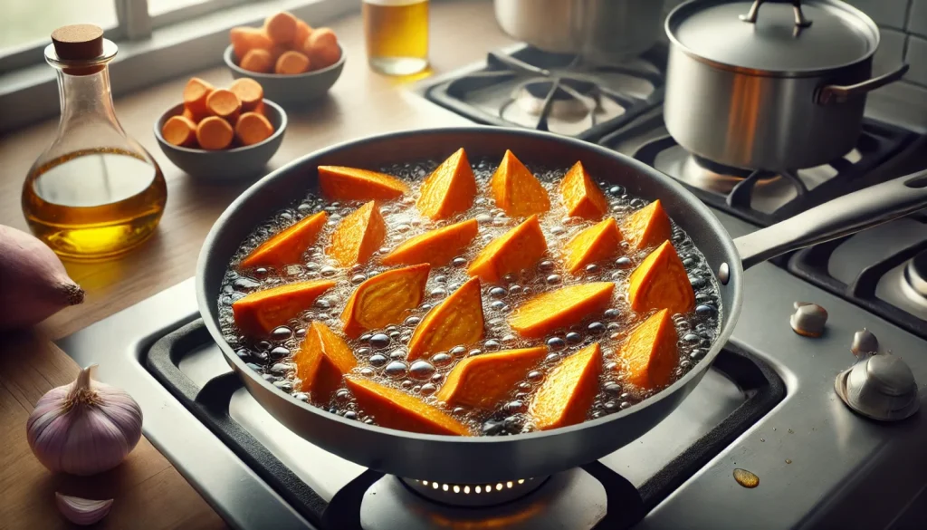 解決策②:煮崩れ防止は「素揚げ」が最強