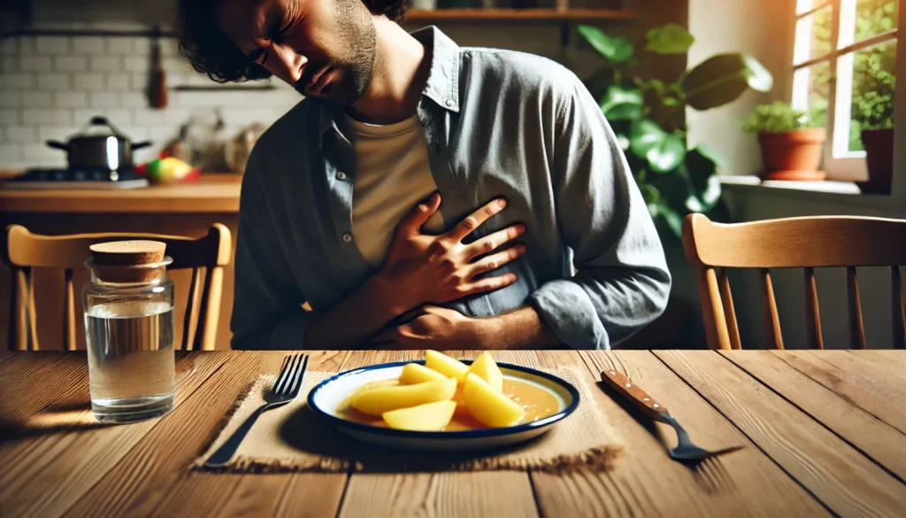 吐き気や腹痛などの中毒症状