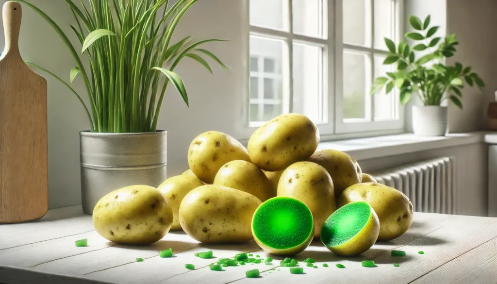 じゃがいもの緑化とソラニンへの注意点