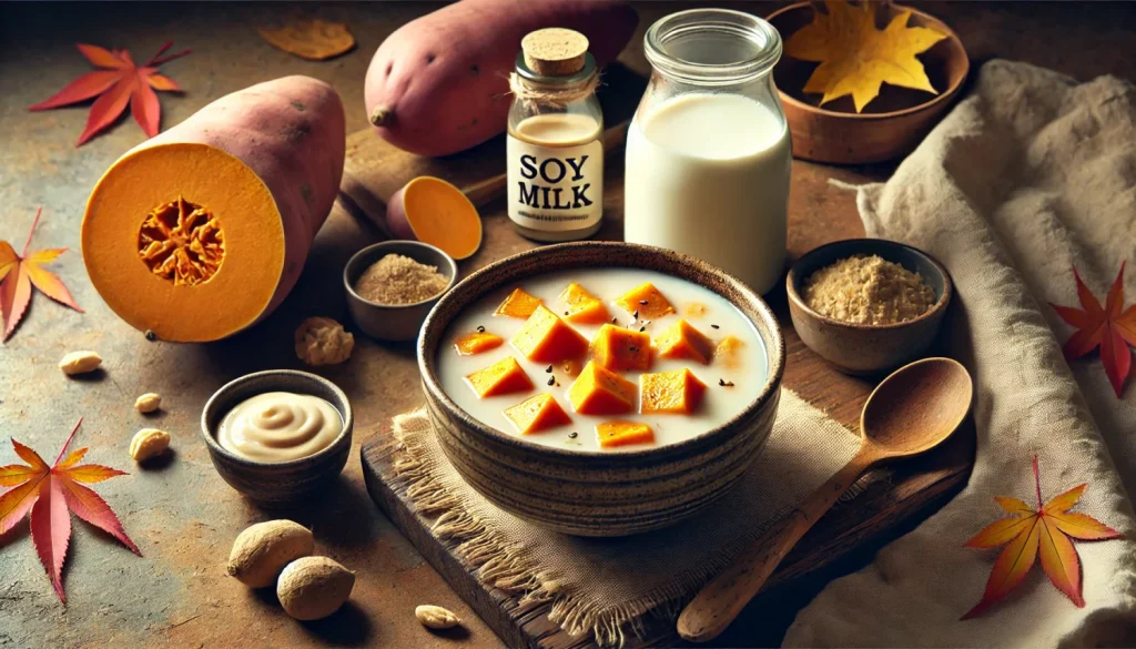 豆乳で変わるまろやかな組み合わせ