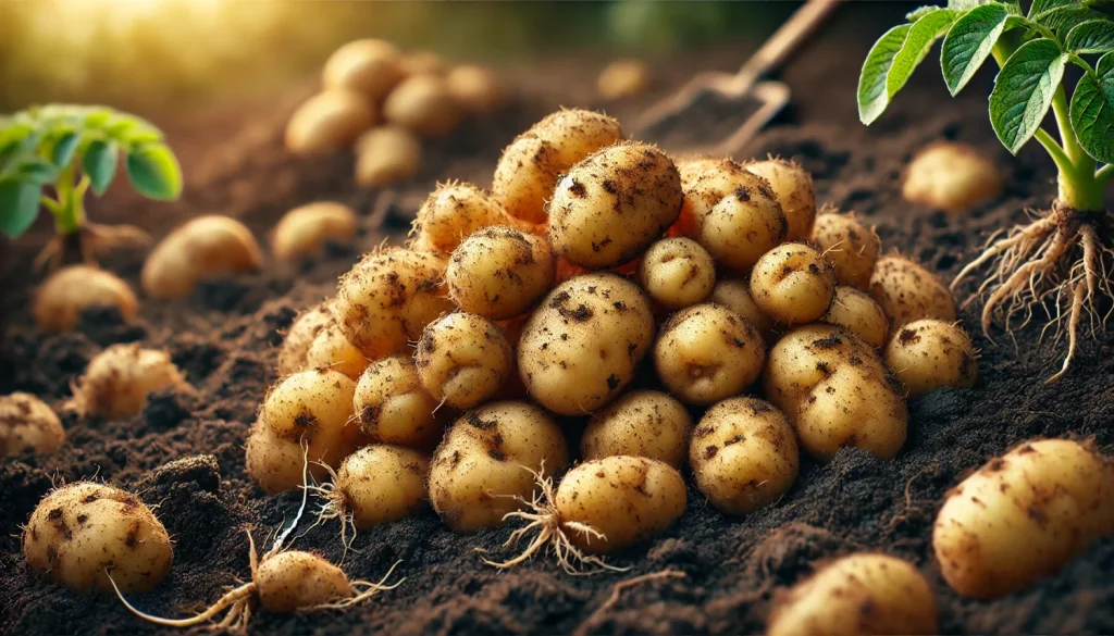 じゃがいもの未熟な芋の見分け方