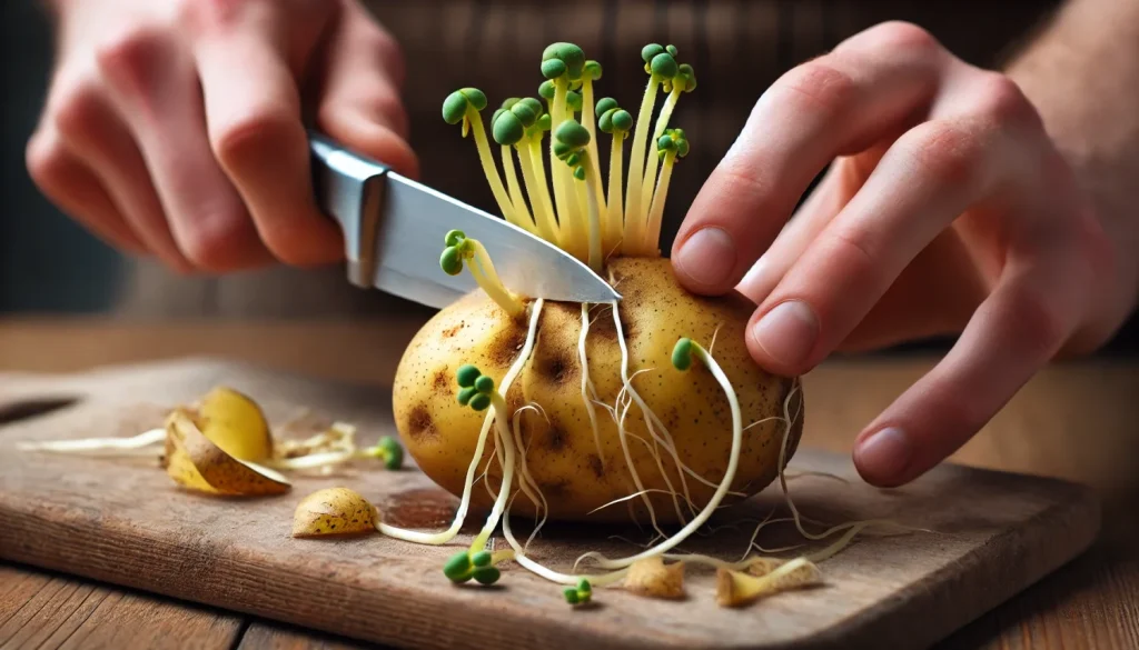 芽や皮の緑色と食中毒リスク