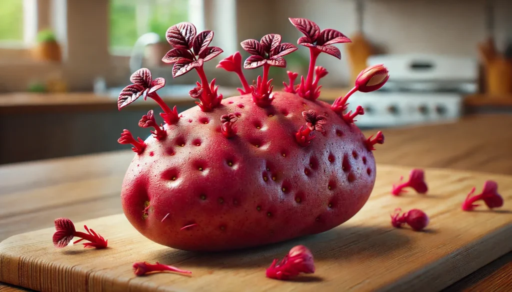 芽が赤くなるのはなぜか