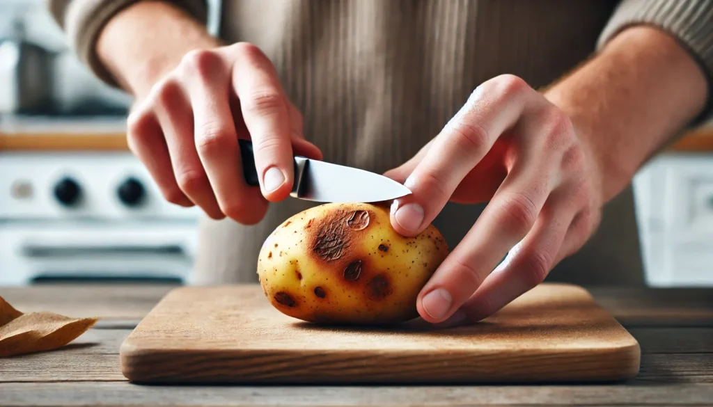 安全な変色部分の取り除き方