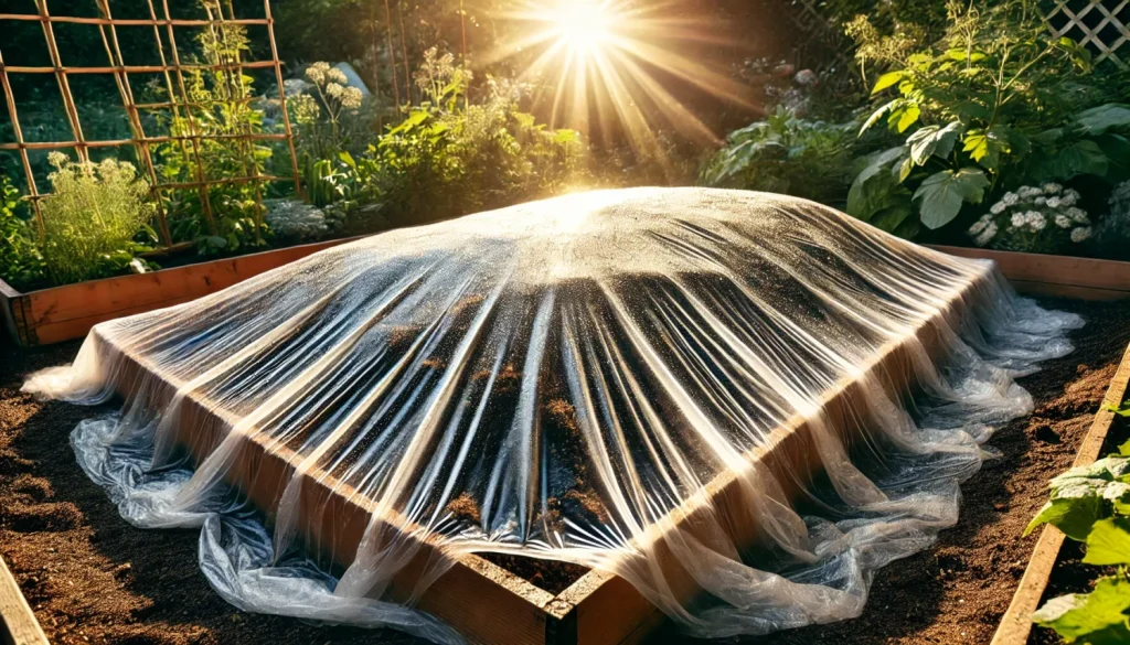 家庭菜園でできる太陽熱消毒の方法