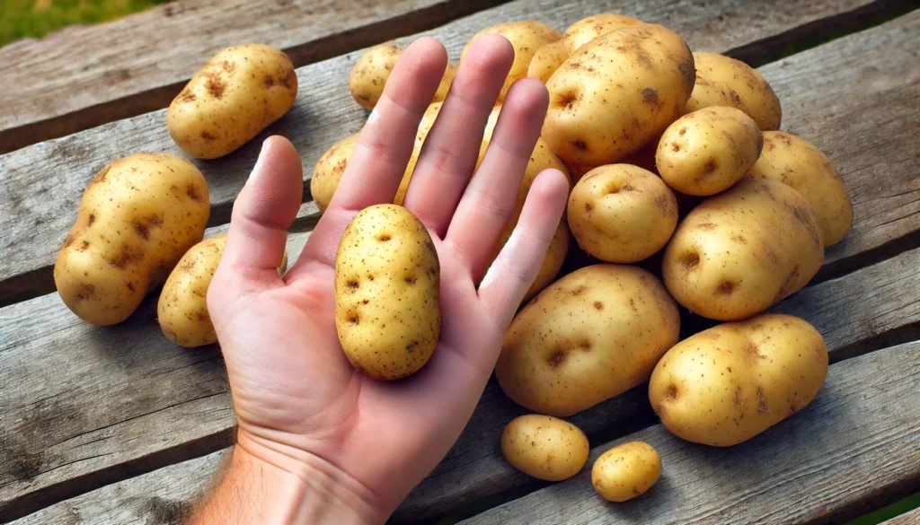 小さすぎる芋は未熟な可能性